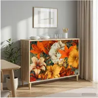 vidaXL Sideboard GENNEP Sonoma 102 x 33 x 75 cm Holzwerkstoff