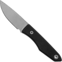Big Idea Design USA Lookout DP-MA-BL-G10 Drop Point Stonewashed Magnacut, Black G10, Fahrtenmesser