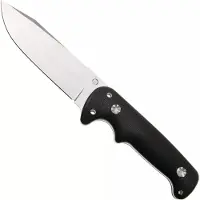 Maserin Outback 926/G10N Stonewashed N690, Black G10, Fahrtenmesser