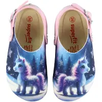 Superfit Sandalen - Bio Flex - Blau m. Einhorn - - 27 - Sandalen