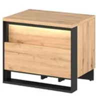 Möbel Kraft Nachtkommode ¦ holzfarben ¦ Maße (cm): B: 55 H: 48 T: 41.0