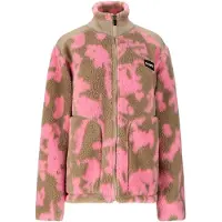 Slope Kendor W AOP Teddy Fleece Jacket prism pink (4047) XS