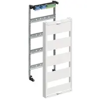Hager UW41U Einbausatz, univ.FW, m. Hutschienen, f. Feldverteiler UP 4reihig, 600x250mm, QC