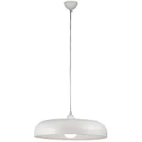 ROSSINI ILLUMINAZIONE PICOLIT Pendelleuchte aus weißem Metall – E27-Anschluss, Leistung 75 W, Schutzart IP20, modernes Design für Innenbeleuchtung – Rossini