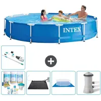 Intex Frame Pool Rund - 366x76 cm - 6-teilig S21005