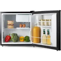 Domo Kühlschrank EEK: D (A - G) 43 l Standgerät Schwarz DO91105