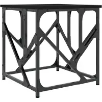 vidaXL Couchtisch Schwarz 45x45x47,5 cm Holzwerkstoff