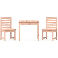 vidaXL 3-tlg. Garten-Bistro-Set Massivholz Douglasie