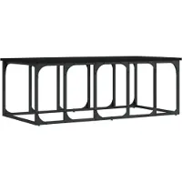 vidaXL Couchtisch Schwarz 100x50x35,5 cm Holzwerkstoff