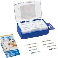 Dremel Glasgravur-Set, 8-teilig mit Tragekoffer, Zubehöranleitung