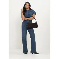 Est'seven Damen Jumpsuits Haley Jumpsuit Denim - Blauw - Größe XS