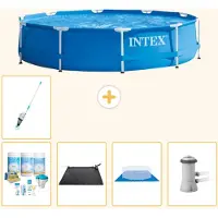 Intex Frame Pool Rund - 366x76 cm - 6-teilig S21005