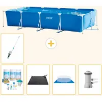 Intex Rechteckiger Frame Pool - 450x220x84 cm - 6-teilig S20845