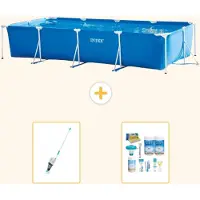 Intex Rechteckiger Frame Pool - 450x220x84 cm - 3-teilig S22360
