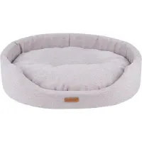 Amiplay Hundeliegeplatz/Katzenliegeplatz Oval MONTANA, Beige S
