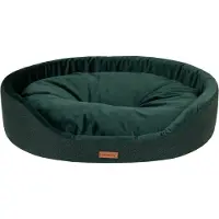 Amiplay Hundeliegeplatz/Katzenliegeplatz Oval SIENA, Grün XXL