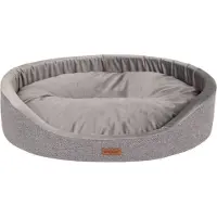 Amiplay Hundeliegeplatz/Katzenliegeplatz Oval SIENA, Grau XL
