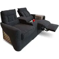 Sofa Dreams Kinosessel Relax aus Stoff, 1.9 m breit, 0.94 m hoch, elektrische Relaxfunktion, kühlende Becherhalter, USB & Induktionsladung
