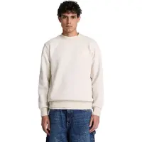 Timberland Mens Silicon Badge BB Crew Sweatshirt lght oatml hthr L