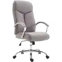 CLP Bürostuhl Arlen Stoff Stoff HBT: 115x65x73 cm grau