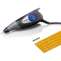 Dremel Gravierer 290-1 Kompaktwerkzeug (35 W) mit 1 Zubehör, 1 Schablone
