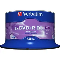 Verbatim 50 Dvd+r Dual Layer 8x