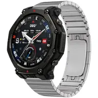 StarTech.com Smartwatch-Armband - T-Rex 3 Pro 48 mm - 22 mm - Edelstahl - Für Cheetah Pro - Originalschließe - Silber