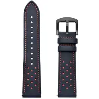 StarTech.com Lederarmband - Venu 2/3 - Smartwatch-Armband - Metallschließe - Mitternachtsblau