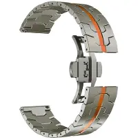 StarTech.com Metallarmband für Smartwatch - Uhrenarmband - Edelstahl - Faltschließe - Kompatibel mit Huawei Honor GS 3 - Titanorange