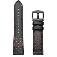 StarTech.com Lederarmband - Smartwatch - 9 Peak - Vintage - Leder - Metallschließe - Schwarz - Unisex