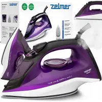 Zelmer Dampfbügeleisen 2400W Keramik mit Auto Off, Selbstreinigend, Vertikaler Dampfausstoß