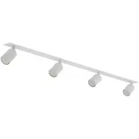 Licht-Erlebnisse Deckenstrahler Metall GU10 verstellbar Weiß 4-flammig länglich Modern