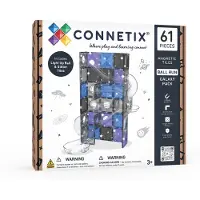 Connetix Tiles – Ball Track Galaxy Pack (61 pcs)