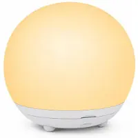 Slyrun Kinder Nachtlicht RGB, Mini Nachtlampe mit 7 Farben, Warmweiß & Timer, für Kinderzimmer und Camping