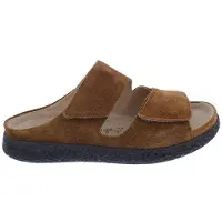 Hartjes Pantolette Groove 122.1220/39 53.00, Cognac - Braun, Velourleder, Fußbett zum Wechseln 41