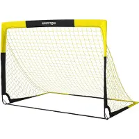 SPORTNOW Pop-Up Fußballtor für Garten Jugendliche & Erwachsene tragbar