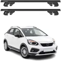 Menabo Dachträger Grundtäger für Honda Jazz Crosstar 2020-2026 Alu 90kg Schwarz 2x