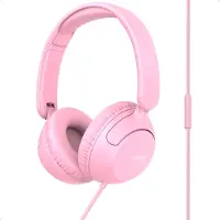 IMoshion Kinderkopfhörer mit AUX-Kabel - Dezibelbegrenzer - Candy Pink