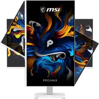 MSI Pro MAX 271UPXW12G, 67,3 cm (26.5"), 3840 x 2160 Pixel, UltraWide Full HD, QD-OLED, 0,03 ms, Weiß