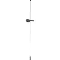 Zafferano - SUPER O Wiederaufladbare und dimmbare schwarze LED-Hängelampe - 1 Lichtmodule