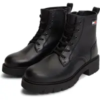 Tommy Hilfiger Schnürstiefeletten Tjw Cleated Lace Up Boots EN0EN03104 Schwarz 128