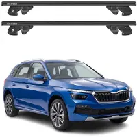 Menabo Dachträger Grundtäger für Skoda Kamiq 2024-2026 Facelift Alu 90kg Schwarz 2x