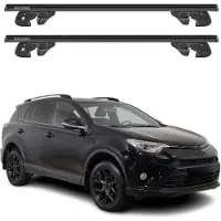 Menabo Dachträger Grundtäger für Toyota RAV4 V 2019-2025 Alu 90kg Schwarz 2tlg