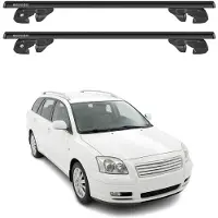 Menabo Dachträger Grundtäger für Toyota Avensis I Kombi 1997-2003 Alu Schwarz 2tlg