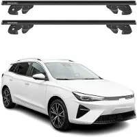 Menabo Dachträger Grundtäger für MG5 EV 2021-2026 Aluminium 90kg Schwarz 2tlg