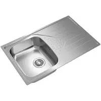 Teka Universe 45 T-XP 1C 1E, Aufsatzwanne, Rechteckig, Edelstahl, Edelstahl, 1 Becken, Rechteckig