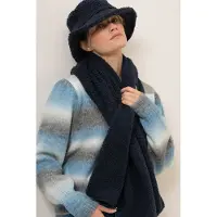 Josephine & Co Sherpa Scarf Navy Größe: 34 | Schals Outlet | Damen | Blau