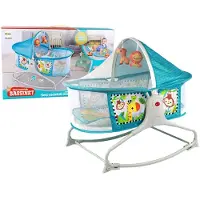 Lean Toys 2-in-1-Babywippe mit Spielmatte und Geräuschen – Leantoys
