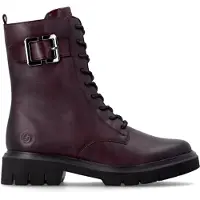Remonte Damen Schnürbootie mit Schnalle und Profilsohle D1W82, Größe:39 EU, Farbe:Rot