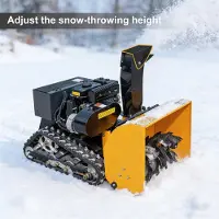 StarTech.com Schneefräse 60 cm - Funkferngesteuerter Schneeräumer-Roboter - 212 ccm Benzinmotor - Hydraulische Hebung - Wurfweite 12 m